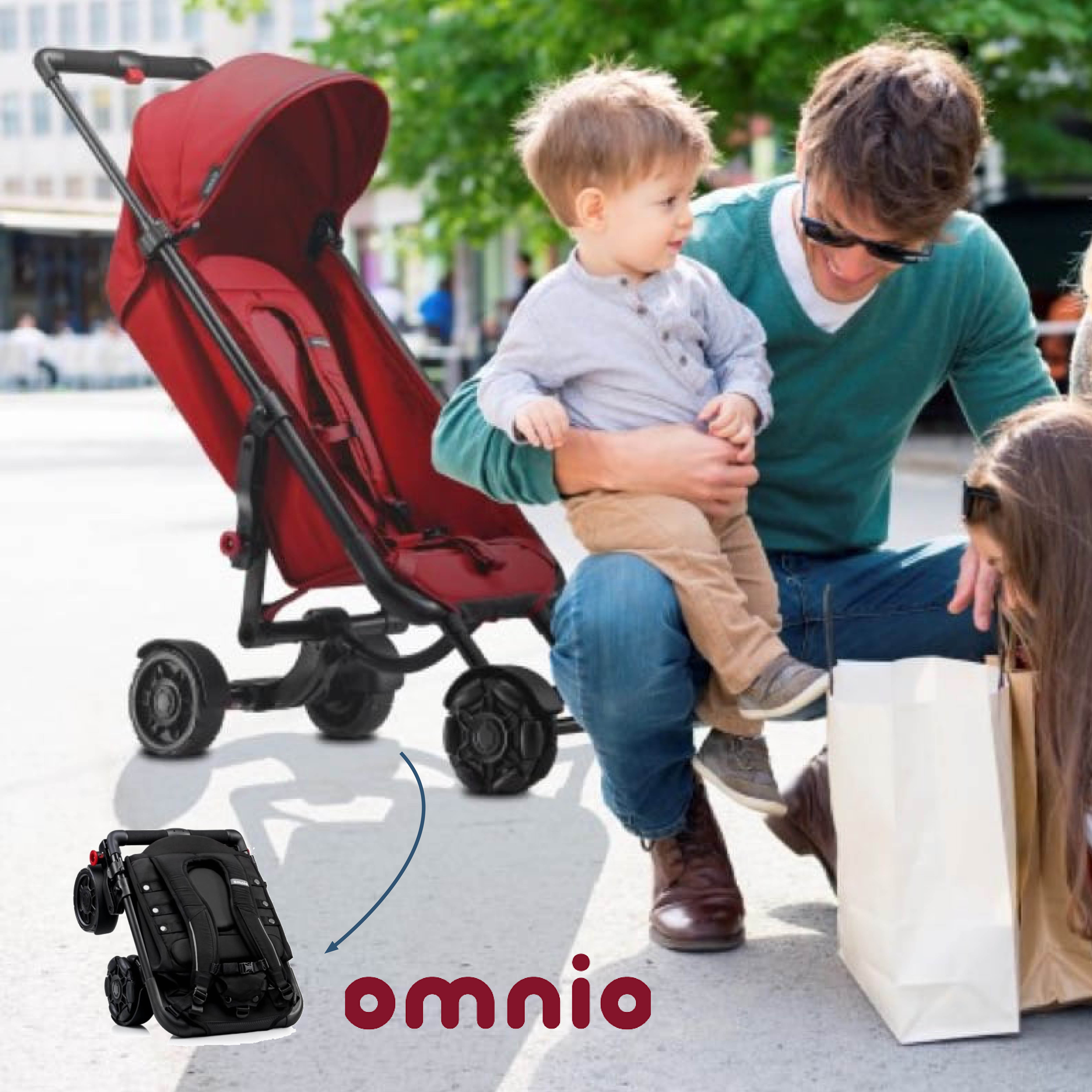 Omnio Stroller: Veelzijdig comfort voor zowel kind als ouder!