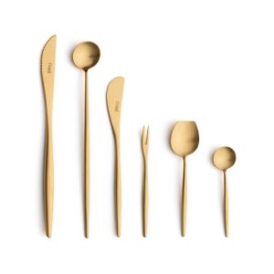 Futureproofedshop Cutipol Moon Matte Gold Collectie - bestek