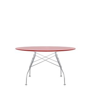Kartell Glossy tafels - zilver onderstel