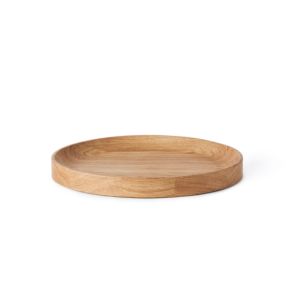 Warm Nordic Carved Wood Tray - ovalen dienblad 