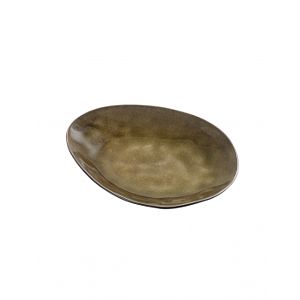 Serax Pure ovalen bord - small - groen - set van 4