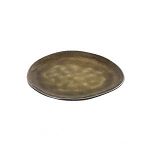 Serax Pure ovalen bord - medium - groen - set van 4