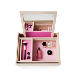 Nomess Balsabox juwelendoos - Kleur Roze 1