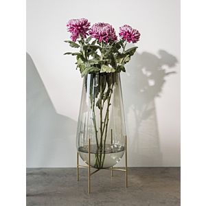 Menu Echasse Vase Brass/Clear 