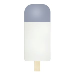 EO Denmark Ice Cream Mirror smoked grey