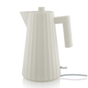 Alessi Plissé waterkoker wit