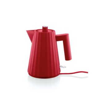 Alessi Plissé 2 -  waterkoker rood