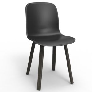 Magis Substance Chair-zwart gebeitste poten