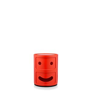 Kartell Componibili  Smile - 2 Levels - Red