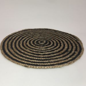 Asianmood jute napperon géant spirale - set de 2