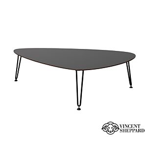 Vincent Sheppard Rozy Table M zwart HPL Vincent's Garden Roy Outdoor