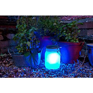 Suck Uk Sun Jar solarlamp SET-Blauw