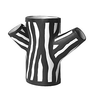 Tree Trunk vaas small wit