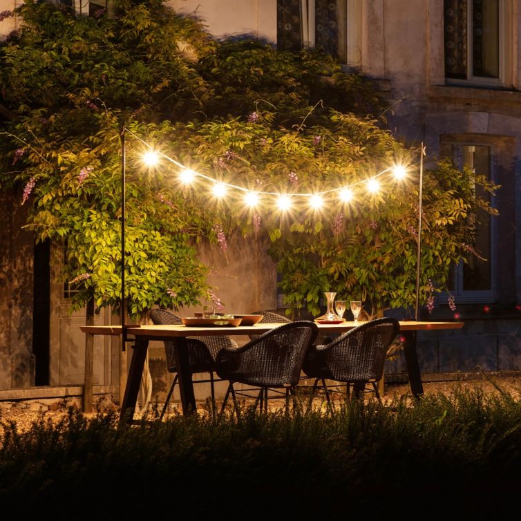 Guirlande lumineuse noir et cognac Light my table - Vincent Sheppard