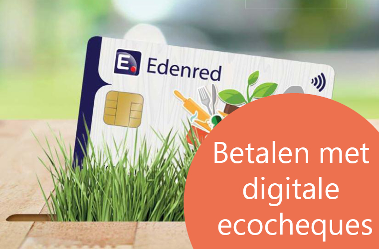 Betalen met digitale ecocheques Edenred